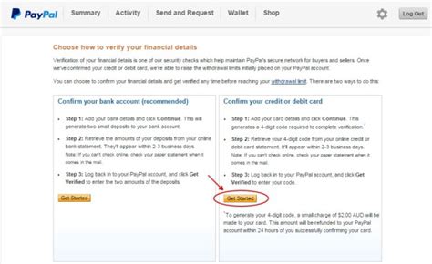 paypal 4 digit code|How to verify your ﬁnancial details.